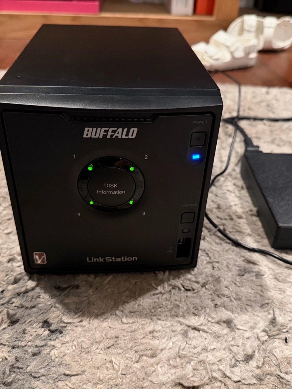BUFFALO LS-QV8.0TL/R5 5TB HDD LinkStation with Toshiba Hard Drives each 1 TB
